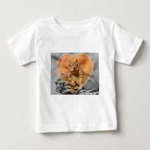 HAMbWG T-Shirt - Squirrel 2 Tone Heart