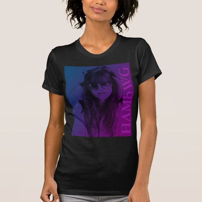 HAMbWG - T-Shirts - HAMbWG - girl tousling hair (Front)
