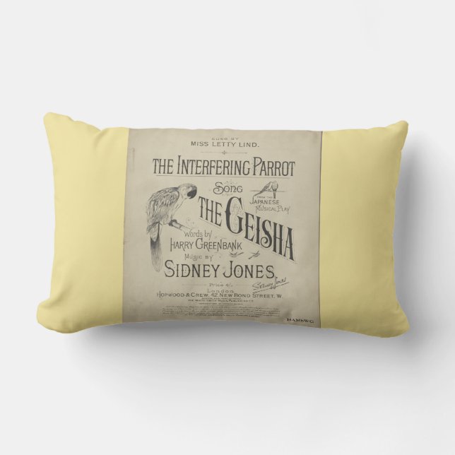 HAMbWG -  The Interferring Parrot - Pillow (Front)