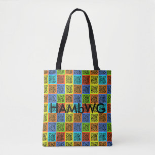 HAMbWG Tote - 4 Colour QR w/Logo Bag