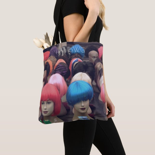 HAMbWG - Tote Bag - Colourful Wigs (Close Up)