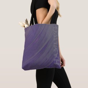 HAMbWG - Tote Bag - Purples & Grey Swirl w/logo