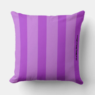 HAMbWG Vanity Pillow - Add name - Purple Stripe