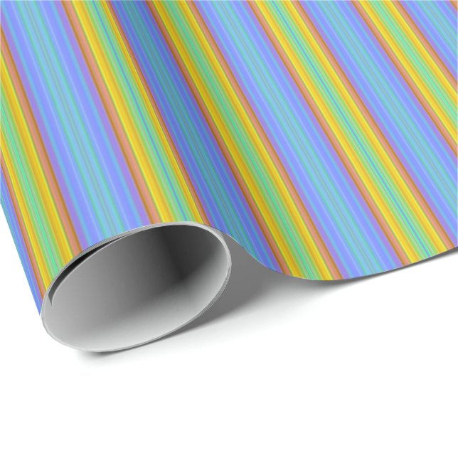 HAMbWG Wrapping Paper - Rainbow Spectrum Stripe (Roll Corner)
