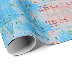 HAMbWG - Wrapping Paper - Sky Blue Distressed