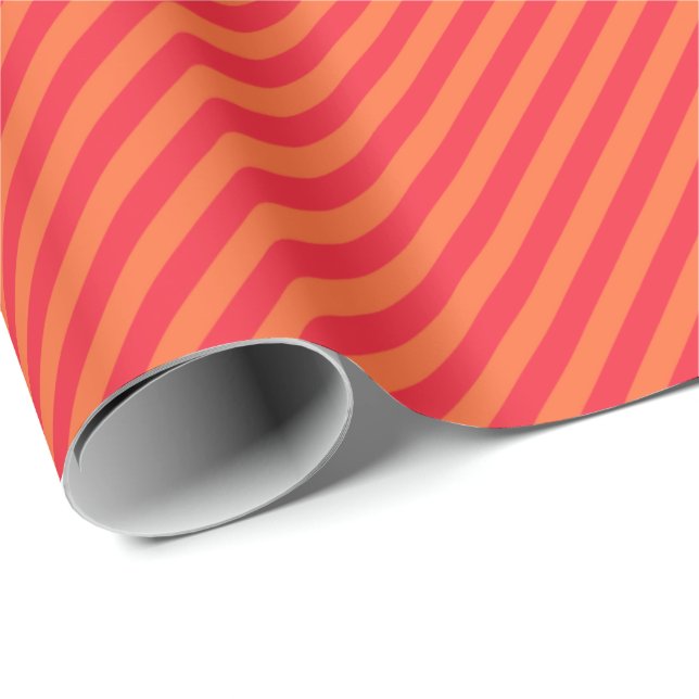 HAMbWG Wrapping Paper - Two Tone Orange Sherbert (Roll Corner)