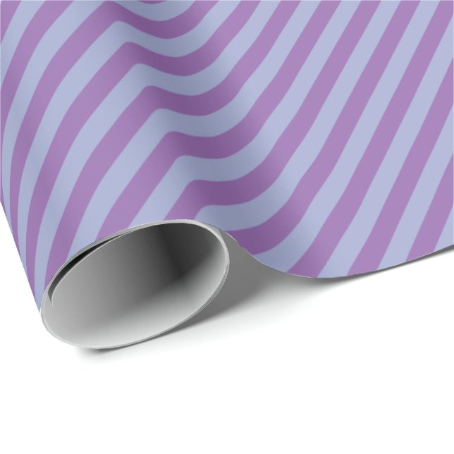 HAMbWG Wrapping Paper - Two Tone Purple Stripe (Roll Corner)
