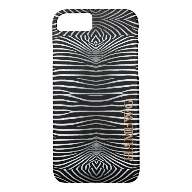HAMbWG - Zebra inspired pattern Case-Mate iPhone Case (Back)