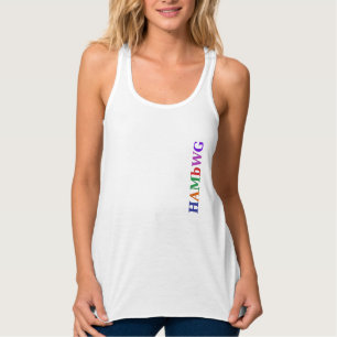 HAMbyWG - 10 Colours - Racerback Tank -Side Logo