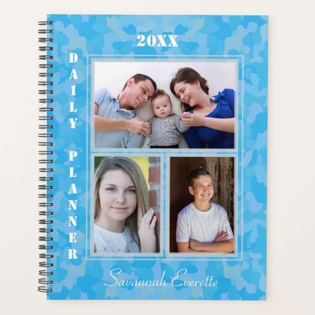 HAMbyWG  3 Photos plus any colour Camo Background Planner (Front)