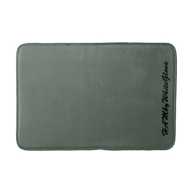 HAMbyWG - 3 sizes Bath Mat - HAMbWG Spruce Green (Front)