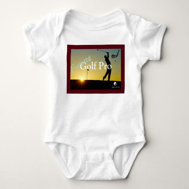 HAMbyWG - Baby T-Shirt - Boy Future Golf Pro Bodysuit (Front)