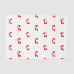 HAMbyWG - Ballerina Slippers in Red Tissue Paper