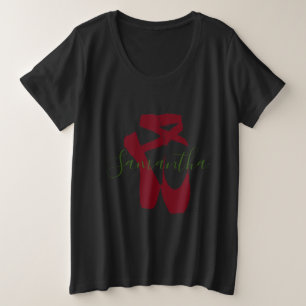 HAMbyWG Ballet Slippers with your name Plus Size T-Shirt