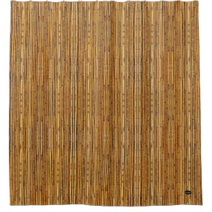 HAMbyWG Bamboo Look Shower Curtain