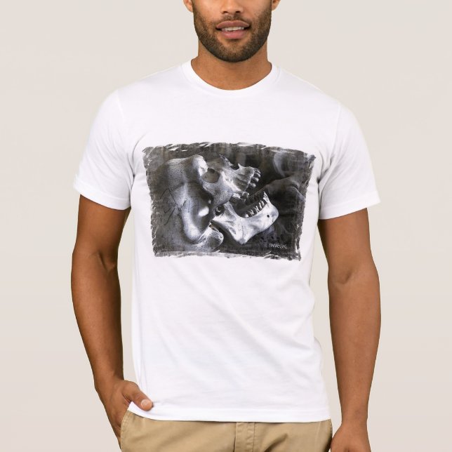 HAMbyWG Basic Bella Canvas T-Shirt - Skull Pnt (Front)