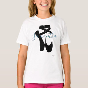 HAMbyWG Black Ballet Slippers with your name T-Shirt