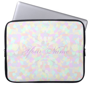 HAMbyWG - Camouflage Pattern in Baby Pastels Laptop Sleeve