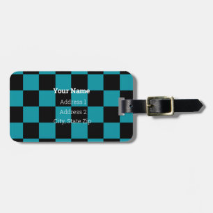 HAMbyWG  Chequered Design Luggage or Bag Tag