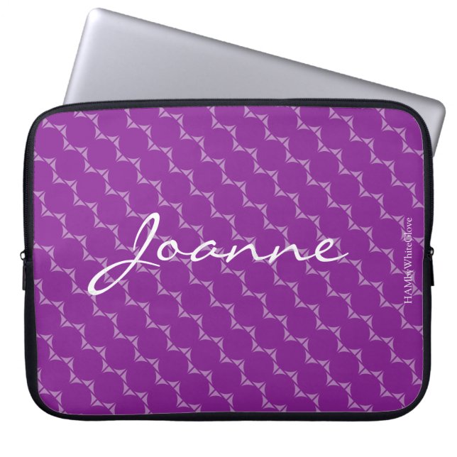 HAMbyWG - Circle Pattern in any colour Laptop Sleeve (Front)