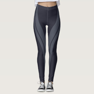 HAMbyWG - Compression Leggings - 2 Tone/Dark Navy