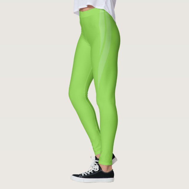 HAMbyWG - Compression Leggings -  Lime (Left)