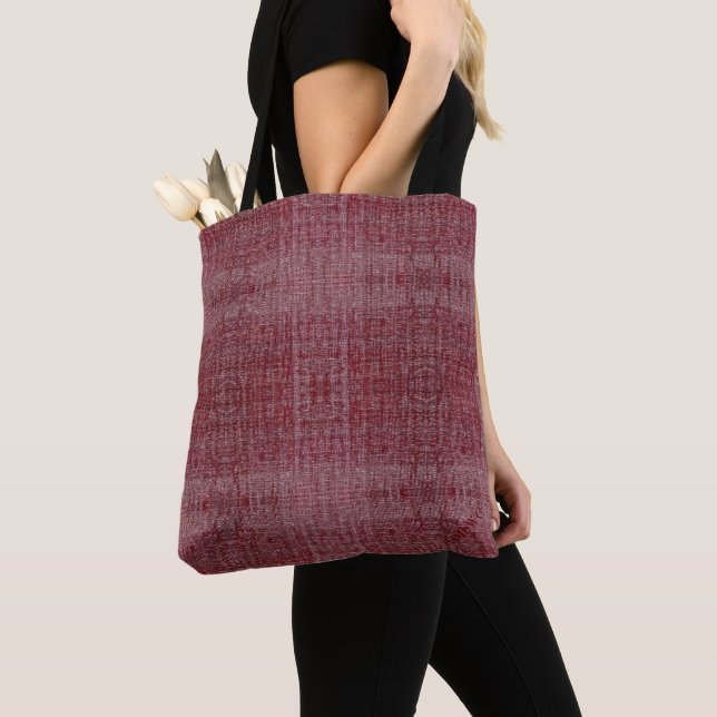 HAMbyWG Cross Body Bag - Red Distressed (Close Up)