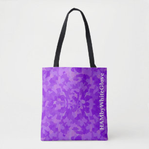 HAMbyWG Custom Camouflage Purple Tote Bag