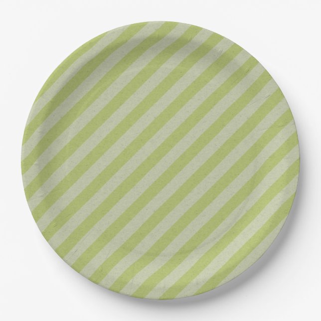 HAMbyWG - Custom Paper Plates - Limon Stripe (Front)