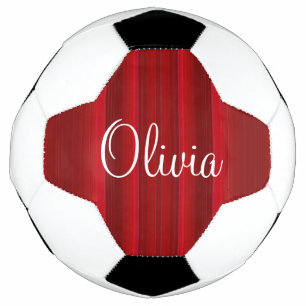HAMbyWG - Custom Soccer Ball - Red Gradient