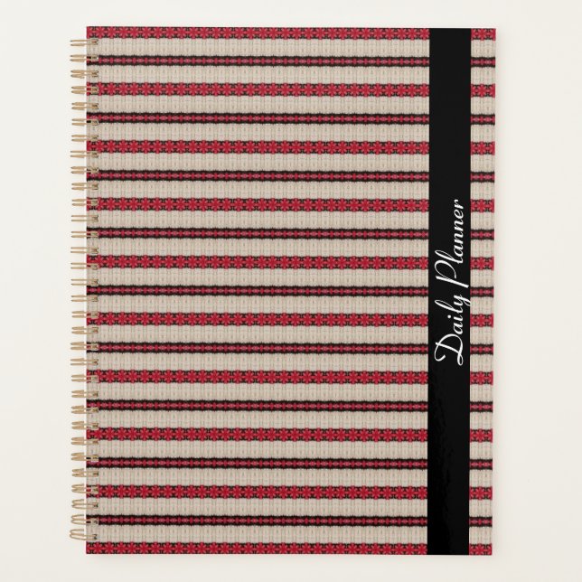 HAMbyWG - Daily Planner - Black Pink Creme (Front)
