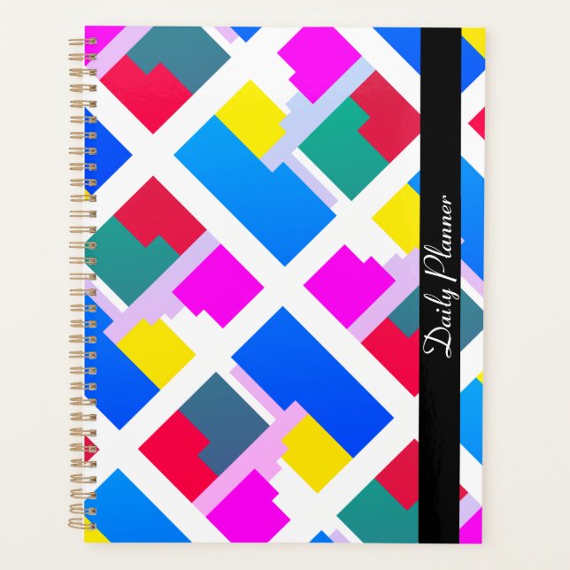 HAMbyWG - Daily Planner - Modern Graphic "Rent" (Front)