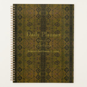 HAMbyWG - Daily Planner - Olive Green India Ink