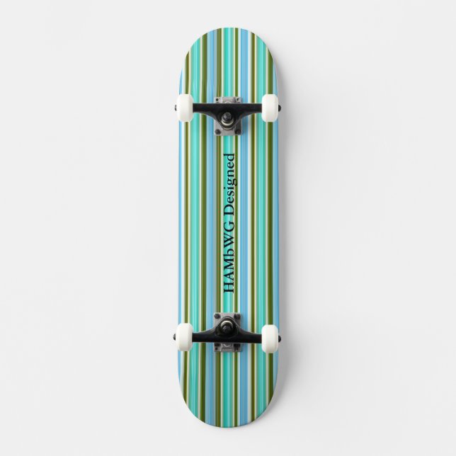 HAMbyWG Designed - Skateboard - Ocean Floor (Front)