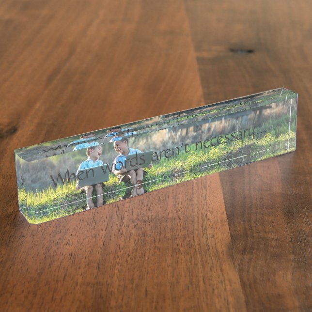 HAMbyWG Desk Name Plate - Co-Worker (Side)