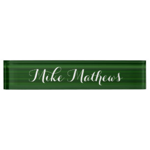 HAMbyWG - Desk Name Plate - Green Gradient