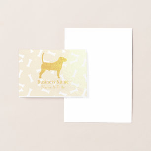 HAMbyWG Dog Graphic Design - Vet or Groomer Foil Card
