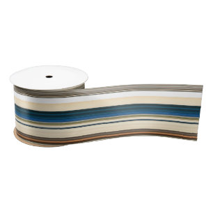 HAMbyWG - Gift Ribbon - Multi Colour w Teal Satin Ribbon