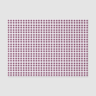 HAMbyWG - Gift Tissue Paper - Burg/Wh Polka Dot