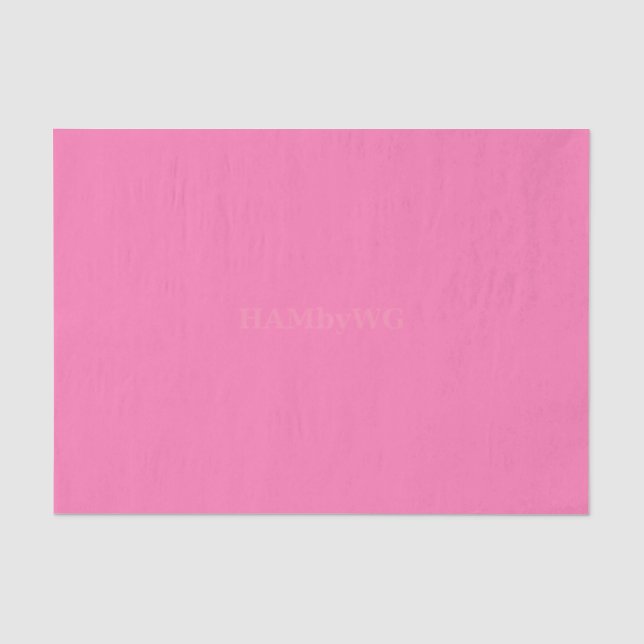 Hambywg - gift tissue - Pink Pink Paper (Front)