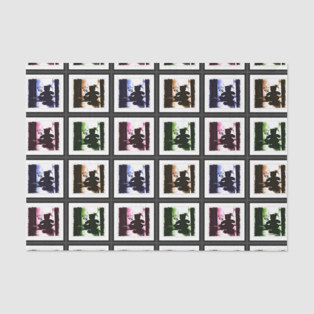 HAMbyWG - Gothic Teddy Bears Tissue Paper (Front)