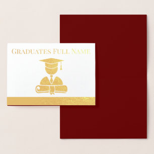 HAMbyWG - Graduation Theme Foil Card