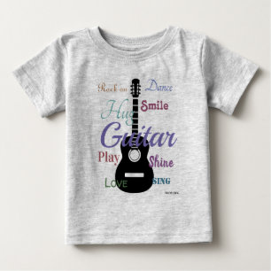 HAMbyWG -  Guitar Theme Baby T-Shirt