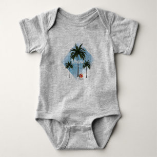 HAMbyWG Hawaiin Themed Palm Trees toddler t-shirt Baby Bodysuit