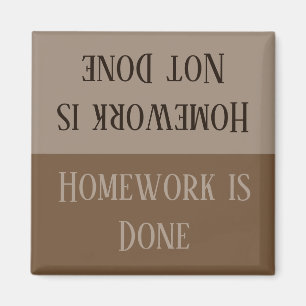 HAMbyWG - Homework is Done Magnet