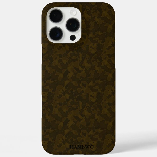 HAMbyWG  I pad  - Brown Camouflage Case-Mate iPhone Case (Back)