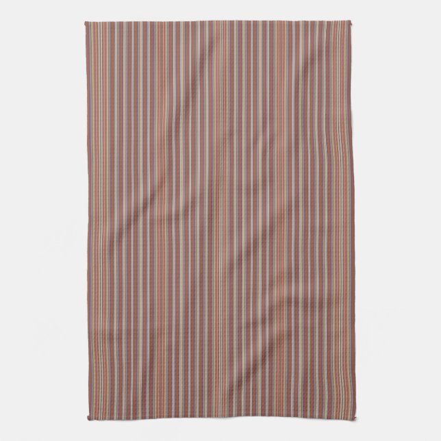 HAMbyWG - Kitchen Towel 16" x 24" - Rust Stripe (Vertical)