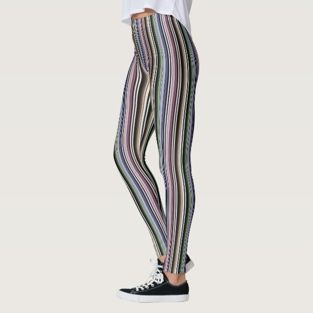 HAMbyWG - Leggings - 5 Hue Gradient Stripe (Left)
