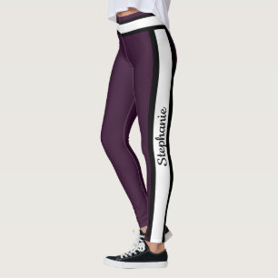 HAMbyWG - Leggings - Any Colour w Stripe