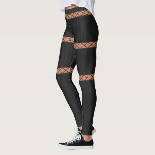 HAMbyWG - Leggings - Black Lace Design